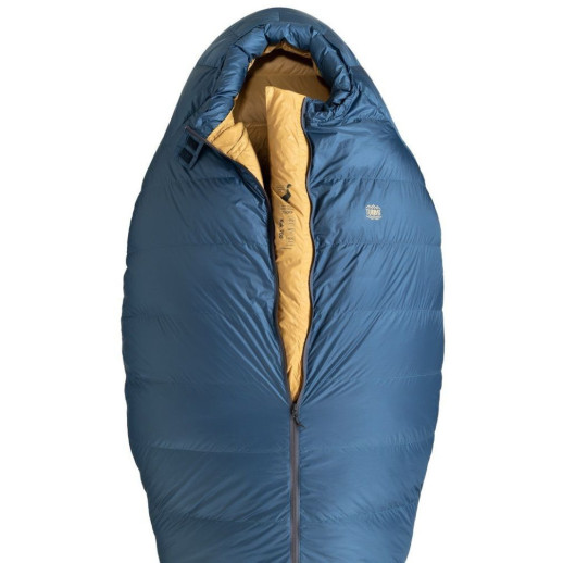 Спальник пуховий Turbat KUK 700 legion blue/dark cheddar - 195 см - синій/оранжевий
