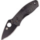 Ніж Spyderco Ambitious FRN Black Blade, серейтор (C148SBBK)
