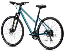 Велосипед Merida 2021 crossway 100 l (l) teal-blue(Сріблясто-синій /лайм)