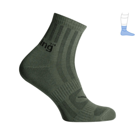 Трекінгові шкарпетки Protector ShortLight літні зелені M 40-43