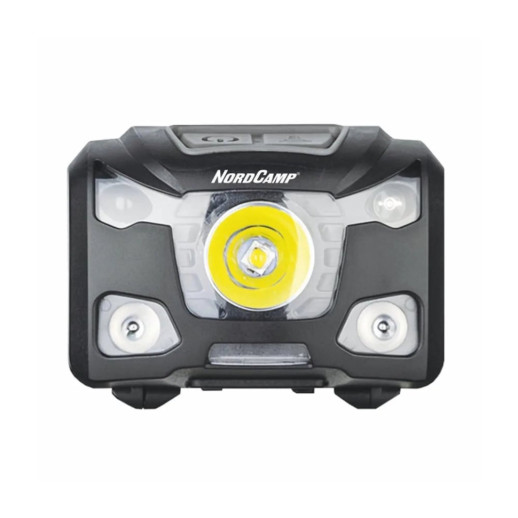 Ліхтар налобний Nord Camp 250Lm, 5W XPG , 1200mAh/3xAAA (not included), Sensor White/Red