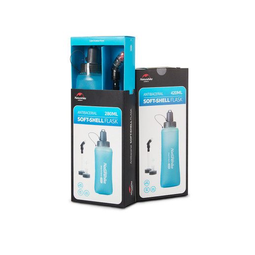 Фляга для бігу Naturehike Soft Flask 0.42 л blue (NH17S028-B)