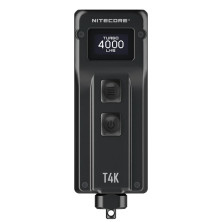 Ліхтар наключний Nitecore T4K з OLED дисплеєм (4xCree XP-L2, 4000 люмен, 5 режимів, USB Type-C)