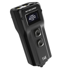 Ліхтар наключний Nitecore T4K з OLED дисплеєм (4xCree XP-L2, 4000 люмен, 5 режимів, USB Type-C)