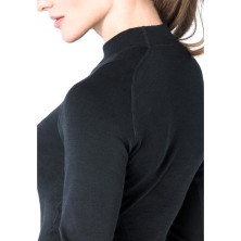 Термофутболка жіноча Aclima WarmWool Crew Neck Woman Black