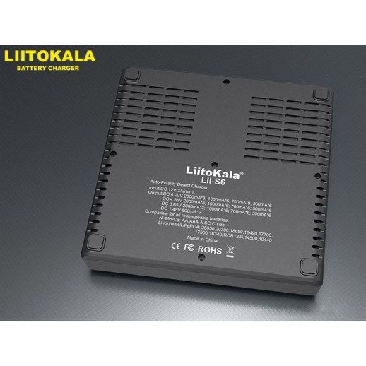 Зарядний пристрій LiitoKala Lii-S6