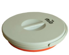 Відро Tramp складне силіконове з кришкою 5л red