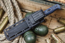 Ніж Kizlyar Supreme Intruder сатин, сталь D2 рукоять G10