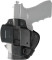 Кобура Front Line відкрита поясна шкіра для Glock 26/27/28 чорний (LKC26B)