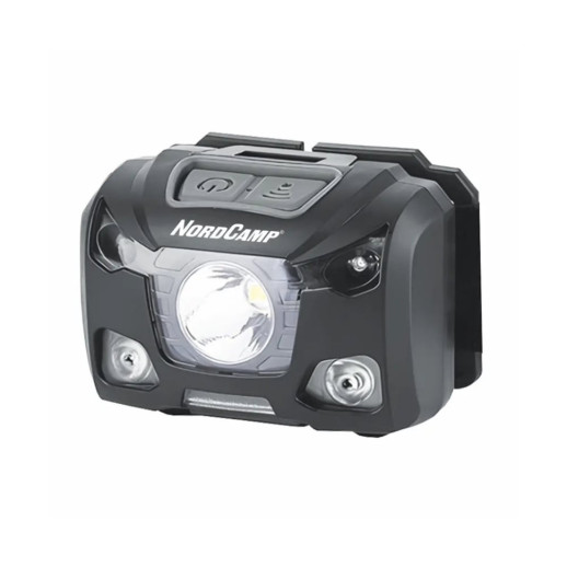 Ліхтар налобний Nord Camp 250Lm, 5W XPG , 1200mAh/3xAAA, Sensor White/Red