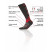 Термошкарпетки InMove Ski Deodorant чорний з червоним 38-40