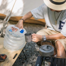 Складна каністра для води Naturehike РЕ 15 л transparent (NH14S002-T)