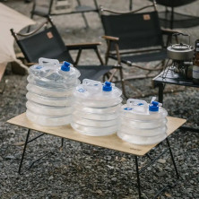 Складна каністра для води Naturehike РЕ 15 л transparent (NH14S002-T)