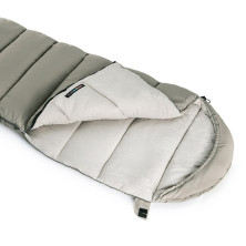 Спальний мішок з капюшоном Naturehike M300 NH20MSD02, зелений, лівий