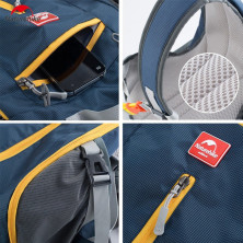 Велорюкзак з чохлом для шолома Naturehike 15 л sky blue NH15C001-B, блакитний