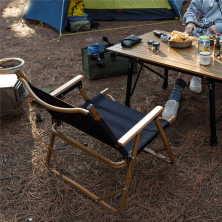 Крісло складане Naturehike MW02 NH19Y002-D, 600D Oxford / алюміній, р-р L, чорний 