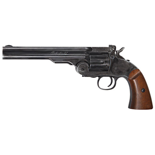 Револьвер пневматичний ASG Schofield 6 " pellet 4,5 мм (18911)