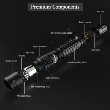 Ліхтар Wurkkos FC12 SFT40 2000lm, чорний