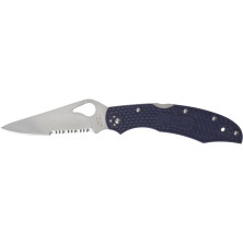 Ніж Spyderco Byrd Cara Cara 2, напівсерейтор, blue (BY03PSBL2)