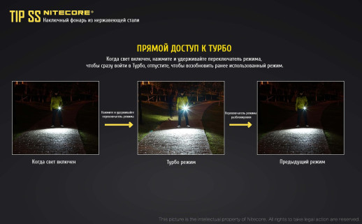 Ліхтар-брелок Nitecore TIP SS, 360 люмен (райдужний)