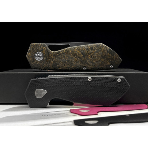 Ніж Maserin W2, M390, fat carbon, чорний