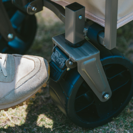 Складаний легкий кемпінговий візочок Naturehike CNK2350JJ012, 50 л, чорний