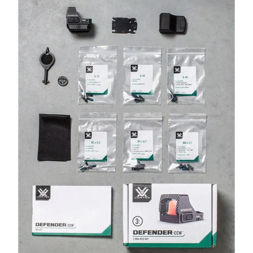 Приціл коліматорний Vortex Defender-CCW 3 MOA Picatinny/DeltaPoint Pro