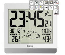 Годинники настінні Technoline WS8119-білі