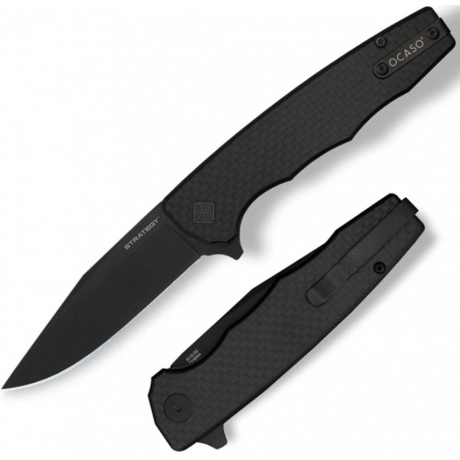 Ніж Ocaso Strategy, Carbon Fiber + G-10, Black