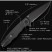 Ніж Ocaso Strategy, Carbon Fiber + G-10, Black