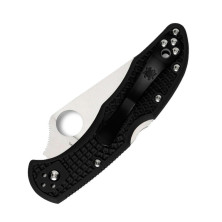 Ніж Spyderco Delica 4 Flat Ground, Чорний