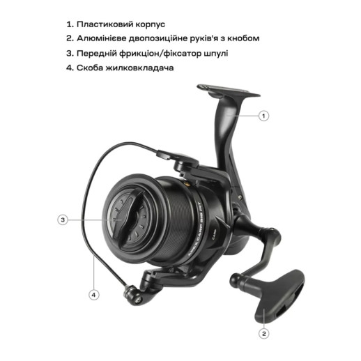 Котушка Brain Apex Carp Big Pit 8000 6+1BB 4.1:1