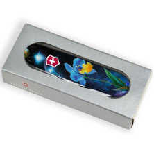 Складаний ніж Victorinox CAMPER DESIGN Блакитно-жовтий ірис