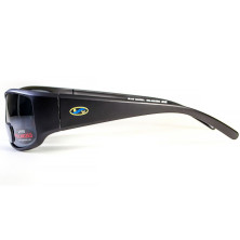 Окуляри BluWater Bifocal - 1 (+2.0) Polarized (gray) чорна біфокальна лінза з діоптріями