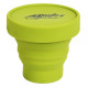 Стакан складаний силіконовий з кришкою Tramp TRC-083-olive