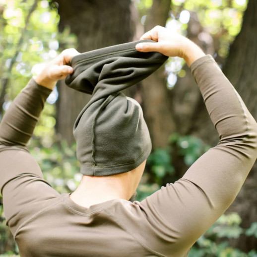 Пов'язка флісова Tribe Neck Warmer T-KF-0024-olive, S-M