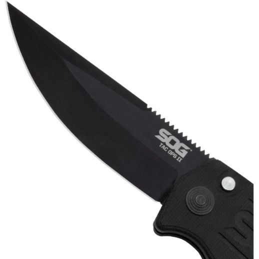 Ніж Tac Ops Black Micarta (SOG TO1011-BX)