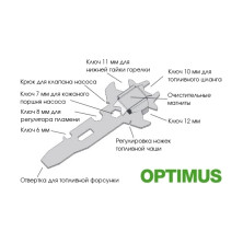 Мультитул для пальників Optimus