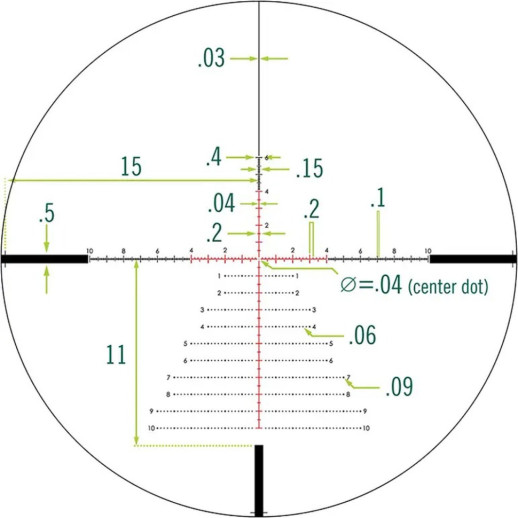 Приціл оптичний Vortex Razor HD LHT 4.5-22x50 FFP сітка XLR-2 MRAD з підсвічуванням