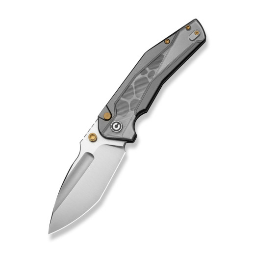 Ніж складаний туристичний Civivi Wellmax (9.1 см) 14C28N / Aluminum сірий