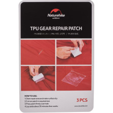 Набір латок Naturehike NH GR patch NH19PJ086, 3 шт 7х7см, прозорі