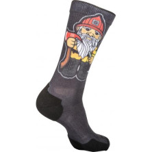 Шкарпетки 5.11 Tactical Sock&Awe Crew Fire Gnome, чорні, M (10041AG)