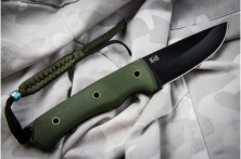 Ніж Kizlyar Supreme Kid чорний, сталь 440C, рукоять G10