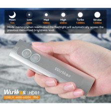 Ліхтар Wurkkos HD01 1200lm Сірий