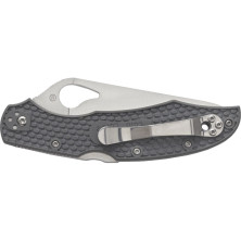 Ніж Spyderco Byrd Cara Cara 2, напівсерейтор, сірий (BY03PSGY2)