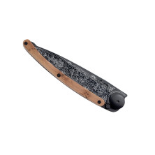 Ніж deejo Tattoo Wood Black 37 г, ялівець, 