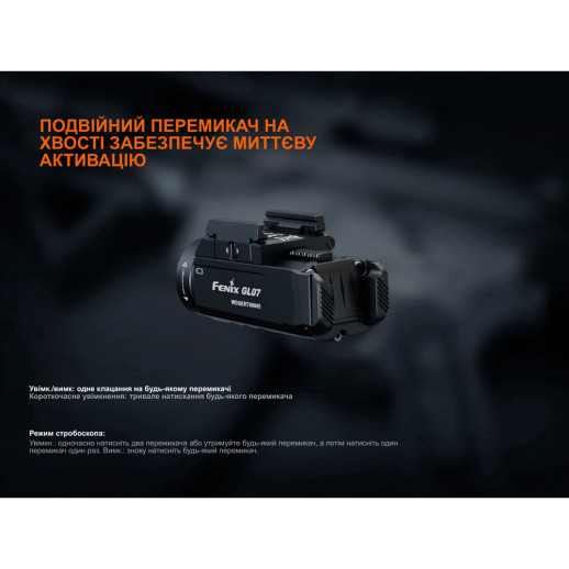 Ліхтар підствольний тактичний Fenix GL07 700 лм