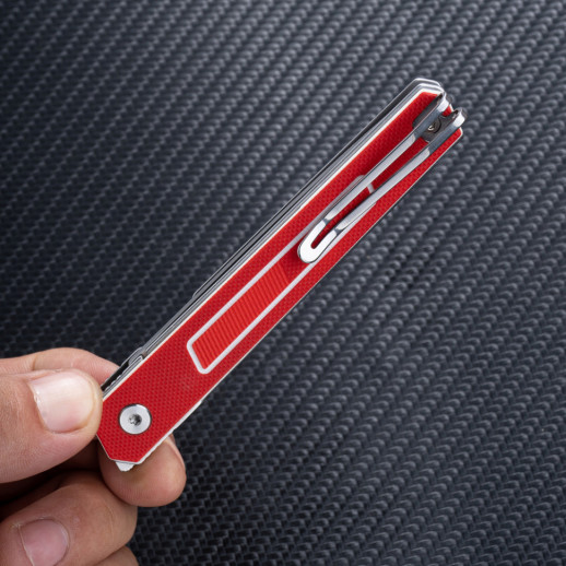 Ніж складаний SRM Swift 125L-GR, червоний