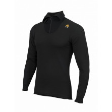 Термофутболка Aclima HotWool 230 GR Polo W /Zip Unisex Black L