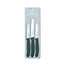 Набір кухонних ножів Victorynox пластик чорний (6.7113.3)